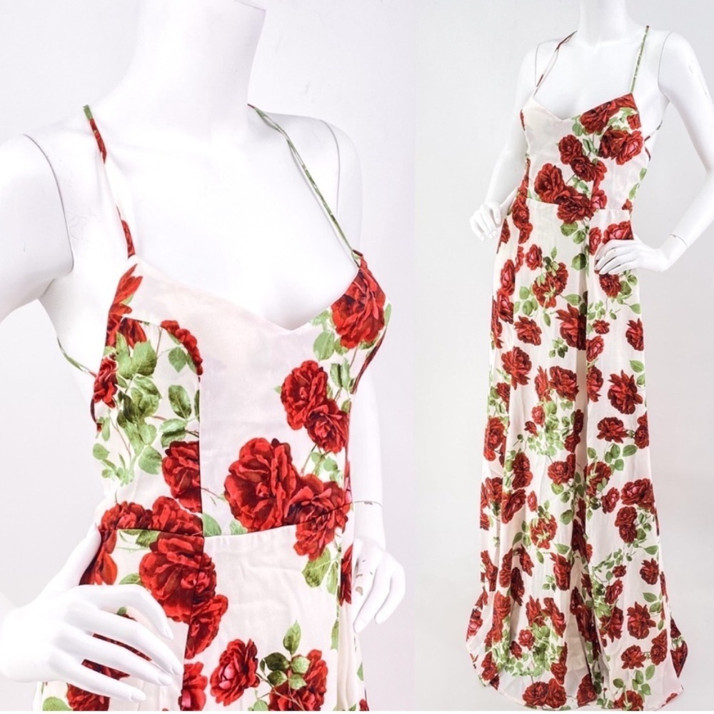 Show Me Your Mumu Women’s Godshaw Goddess Rose Floral Maxi Bridesmaids Dress - Picture 5 of 15
